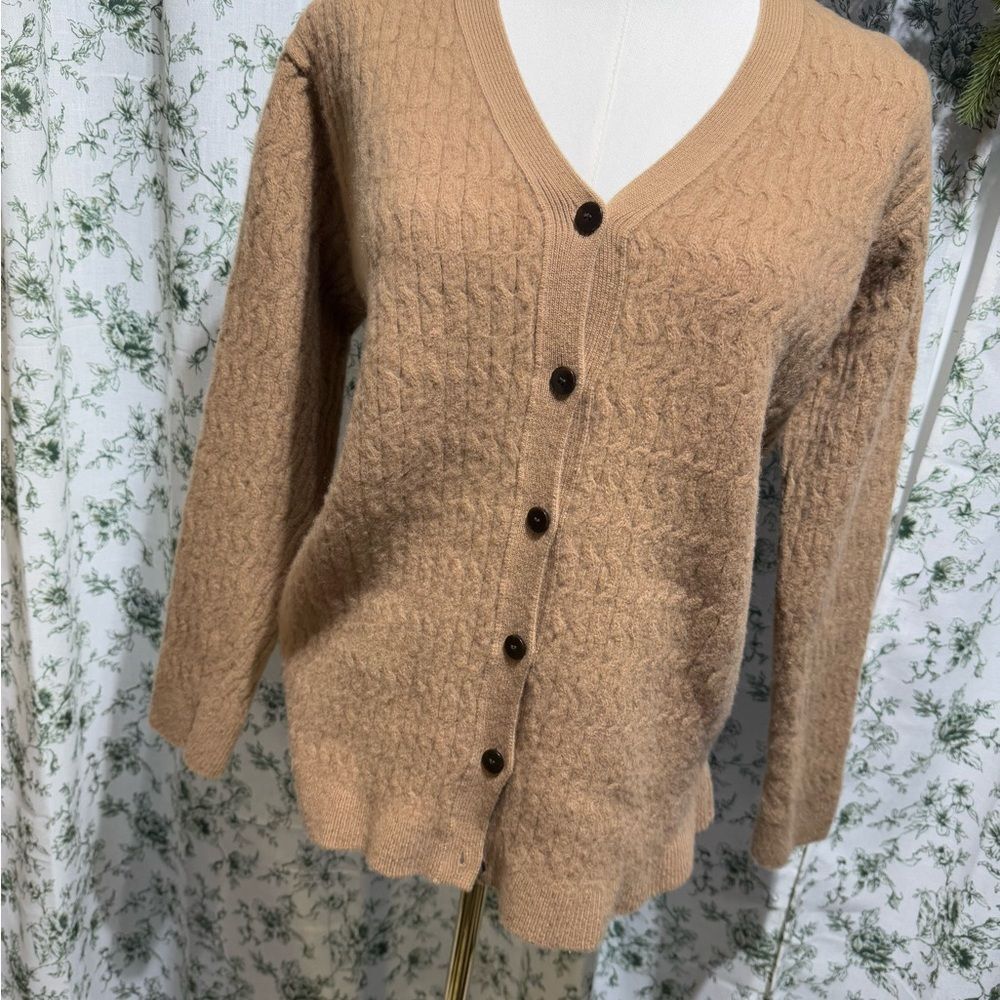 Theory 90% wool 10% cashmere cardigan